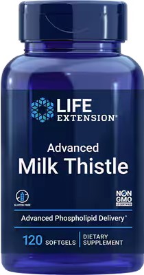 Life Extension - Certified European Milk Thistle 750 Mg 120 Vegetarian Capsules
