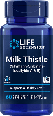 Life Extension -  European Milk Thistle 60 vegetarian capsules