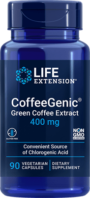 Life Extension -  CoffeeGenic Green Coffee Extract 400 mg, 90 vegetarian capsules