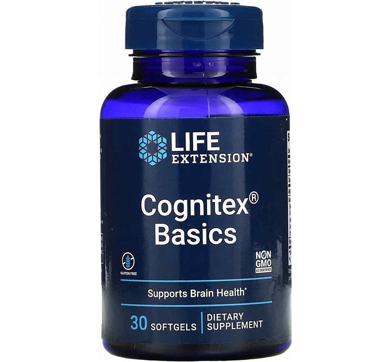 Life Extension -  Cognitex Basics 30sgel*new formula: 1/day*#2321