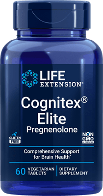 Life Extension - Cognitex Elite Pregnenolone 60 vegetarian tablets