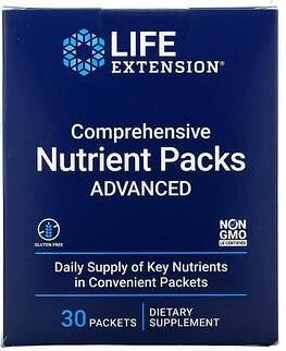 Life Extension -  Comprehensive Nutrient Packs ADVANCED 30 packets