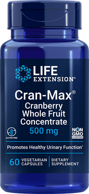 Life Extension -  Cran-Max Cranberry Whole Fruit Concentrate 500 mg, 60 vegetarian capsules