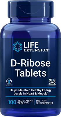 Life Extension -  D-Ribose Tablets 100 vegetarian tablets