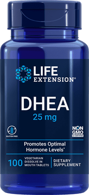 Life Extension -  DHEA 25 mg, 100 dissolve in mouth tablets