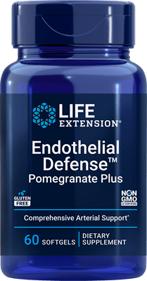 Life Extension - Endothelial Defense Pomegranate Plus 60 softgels-UNAVAILABLE
