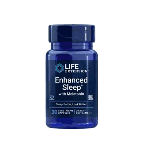 Life Extension -  Enhanced Sleep with Melatonin 30 capsules