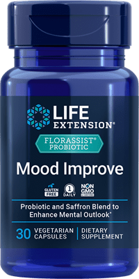Life Extension - FLORASSIST  Mood Improve 30 vegetarian capsules