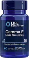 Life Extension - Gamma E Tocopherol W/Sesamein 60 Softgels