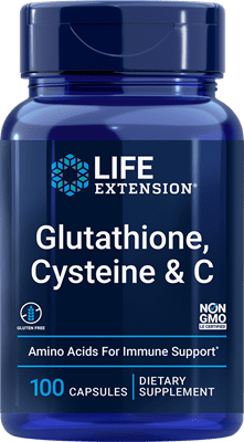 Life Extension -  Glutathione, Cysteine & C 100 vegetarian capsules