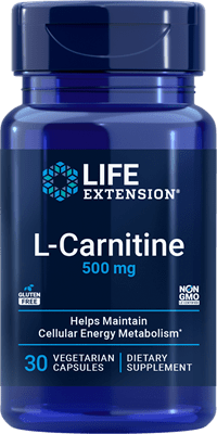 Life Extension -  L-Carnitine 500 mg, 30 vegetarian capsules