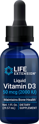 Life Extension - Liquid Vitamin D3 50 mcg (2000 IU), 29.57 ml