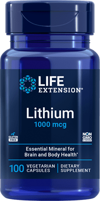 Life Extension - Lithium 1000 mcg, 100 capsules