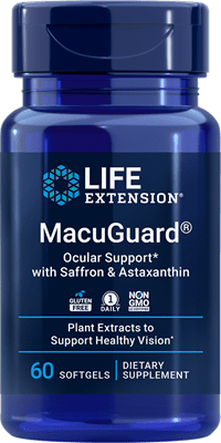 Life Extension -  MacuGuard Ocular Support with Saffron & Astaxanthin 60 softgels