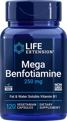 Life Extension -  Mega Benfotiamine 250 mg, 120 vegetarian capsules