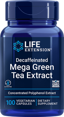 Life Extension -  Mega Green Tea Extract (decaffeinated) 100 vegetarian capsules