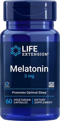 Life Extension - Melatonin 3 mg, 60 vegetarian capsules