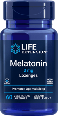 Life Extension -  Melatonin 3 mg, 60 vegetarian lozenges