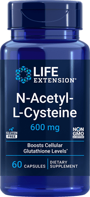 Life Extension -  N-Acetyl-L-Cysteine 600 mg, 60 vegetarian capsules