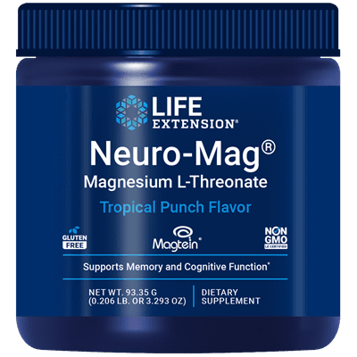 Life Extension -  Neuro-Mag Magnesium L-Threonate Powder 93.35 g (0.206 lb. or 3.293 oz)