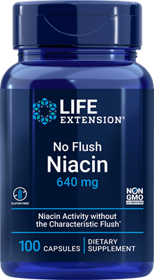 Life Extension -  No Flush Niacin 800 mg, 100 capsules