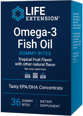 Life Extension - Omega -3 Fish Oil Gummy Bites 36 Gummies