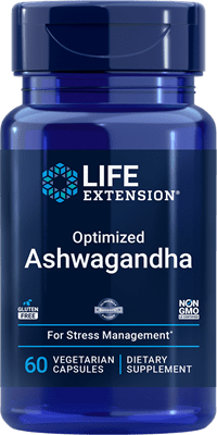 Life Extension -  Optimized Ashwagandha Extract 60 vegetarian capsules
