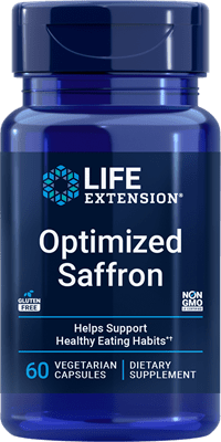 Life Extension -  Optimized Saffron with Satiereal 60 vegetarian capsules