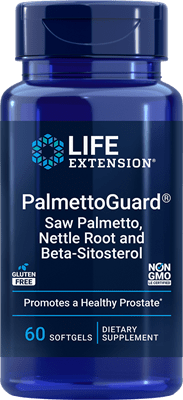 Life Extension -  PalmettoGuard Saw Palmetto/Nettle Root Formula with Beta-Sitosterol 60 softgels