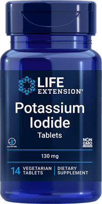 Life Extension -  Potassium Iodide 130 mg 14 tablets-OUT OF STOCK