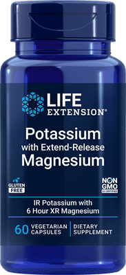 Life Extension - Potassium with Extend-Release Magnesium 60 vegetarian capsules