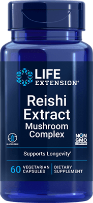 Life Extension -  Reishi Extract Mushroom Complex 60 vegetarian capsules