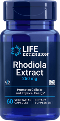 Life Extension -  Rhodiola Extract (3% Rosavins) 250 mg, 60 vegetarian capsules