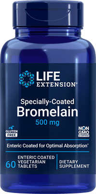 Life Extension -  Specially-Coated Bromelain 500 mg, 60 enteric coated tablets