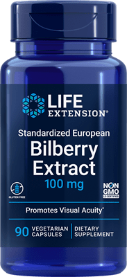 Life Extension -  Standardized European Bilberry Extract 100 mg, 90 vegetarian capsules