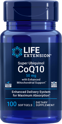Life Extension -  Super Ubiquinol CoQ10 with Enhanced Mitochondrial Support 50 mg, 100 softgels