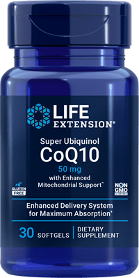 Life Extension -  Super Ubiquinol CoQ10 with Enhanced Mitochondrial Support 50 mg, 30 softgels