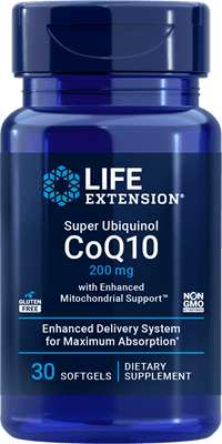 Life Extension -  Super Ubiquinol CoQ10 with Enhanced Mitochondrial Support 200 mg, 30 softgels