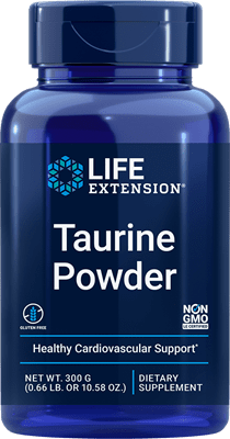 Life Extension -  L-Taurine Powder Net Wt. 300 g (0.66 lb. or 10.58 oz.)
