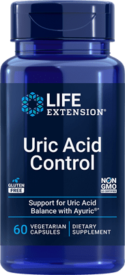 Life Extension -  Uric Acid Control 60 vegetarian capsules