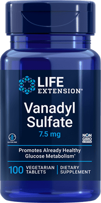Life Extension -  Vanadyl Sulfate 7.5 mg, 100 vegetarian tablets