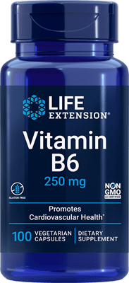 Life Extension -  Vitamin B6 250 mg, 100 vegetarian capsules