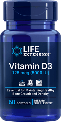 Life Extension -  Vitamin D3 5,000 IU, 60 softgels