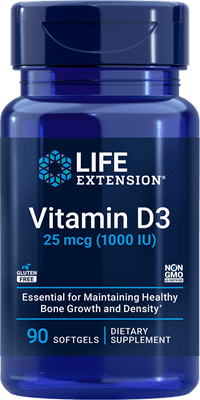 Life Extension -  Vitamin D3 1,000 IU, 90 softgels