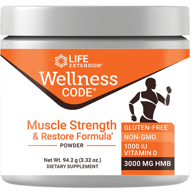 Life Extension - Wellness Code Muscle Strength & Restore Formula 3.32 oz