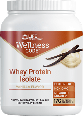 Life Extension - Wellness Code Whey Protein Isolate (Vanilla) 403 grams