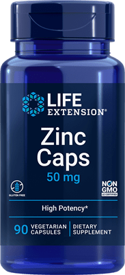 Life Extension -  Zinc Caps 50 mg, 90 vegetarian capsules 