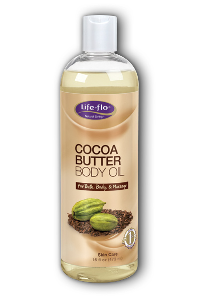 Life-Flo - Cocoa Butter Body Oil 16 oz Oil-OUT OF STOCK