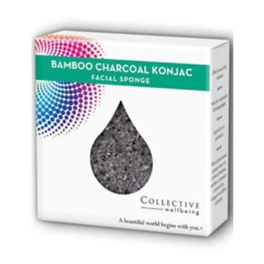 Life-Flo - Konjac Facial Sponge, Bamboo Charcoal 1 ea Other
