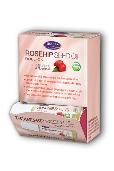 Life-Flo - MA - Counter Display - Rosehip Seed Oil Roll-on 12 x 7ml Roll-On